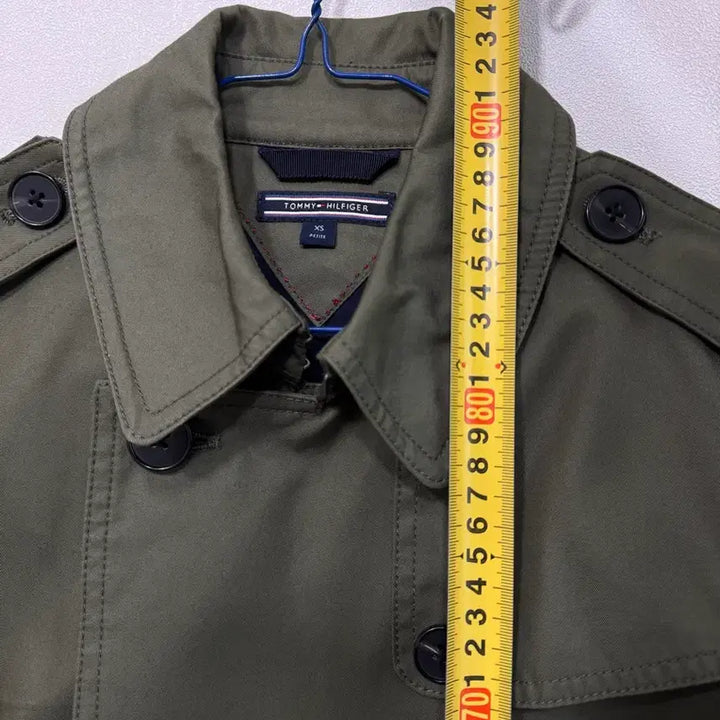 [BUNJANG] Tommy Hilfiger Khaki Trench Coat / (xs)타미힐피거 카키색 트렌치코트