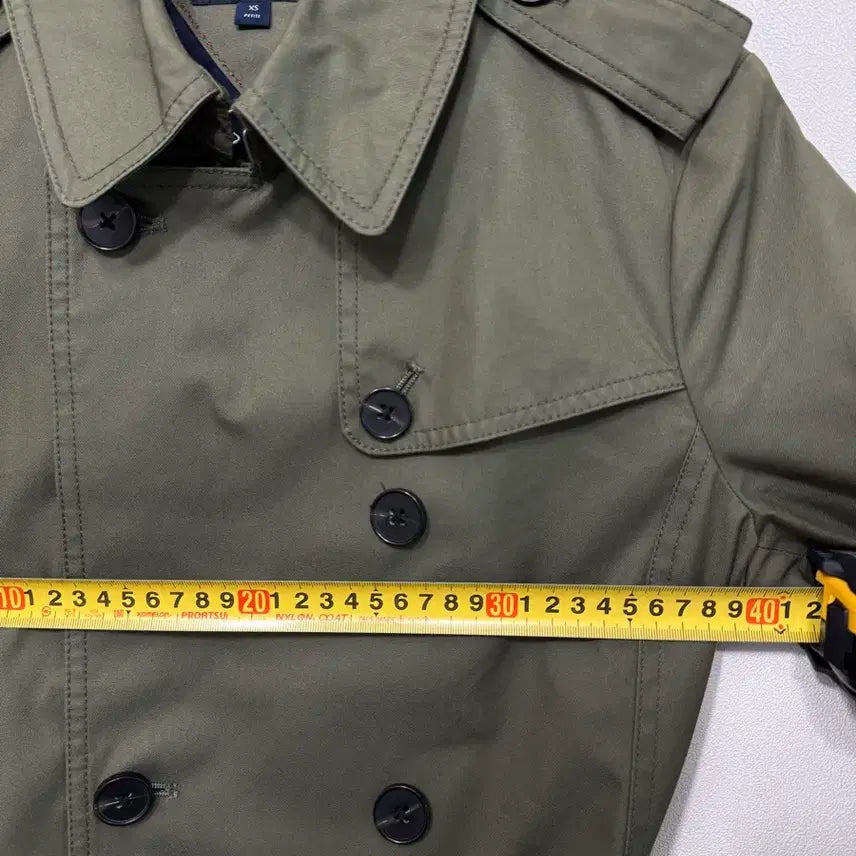 [BUNJANG] Tommy Hilfiger Khaki Trench Coat / (xs)타미힐피거 카키색 트렌치코트