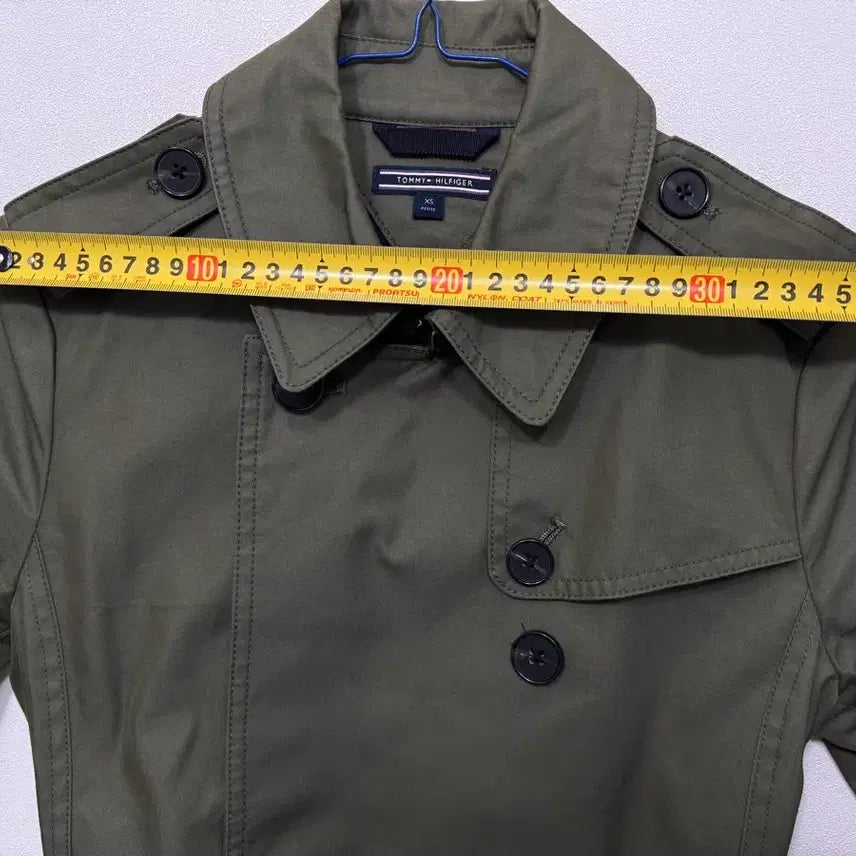 [BUNJANG] Tommy Hilfiger Khaki Trench Coat / (xs)타미힐피거 카키색 트렌치코트