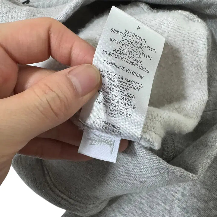 [BUNJANG] Stussy World Tour Gray Sweatshirt / 정품 스투시 월드투어 그레이 맨투맨