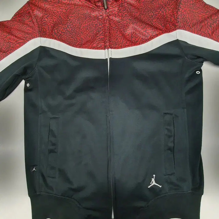 [BUNJANG] Jordan Elephant Pattern Track Top Zip-up / 조던 엘리펀트 패턴 트랙탑 집업
