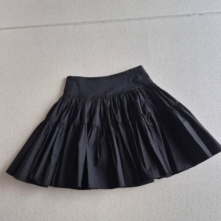 [BUNJANG] Thetis Cream Cotton Skirt / 더티스 크림 코튼 스커트