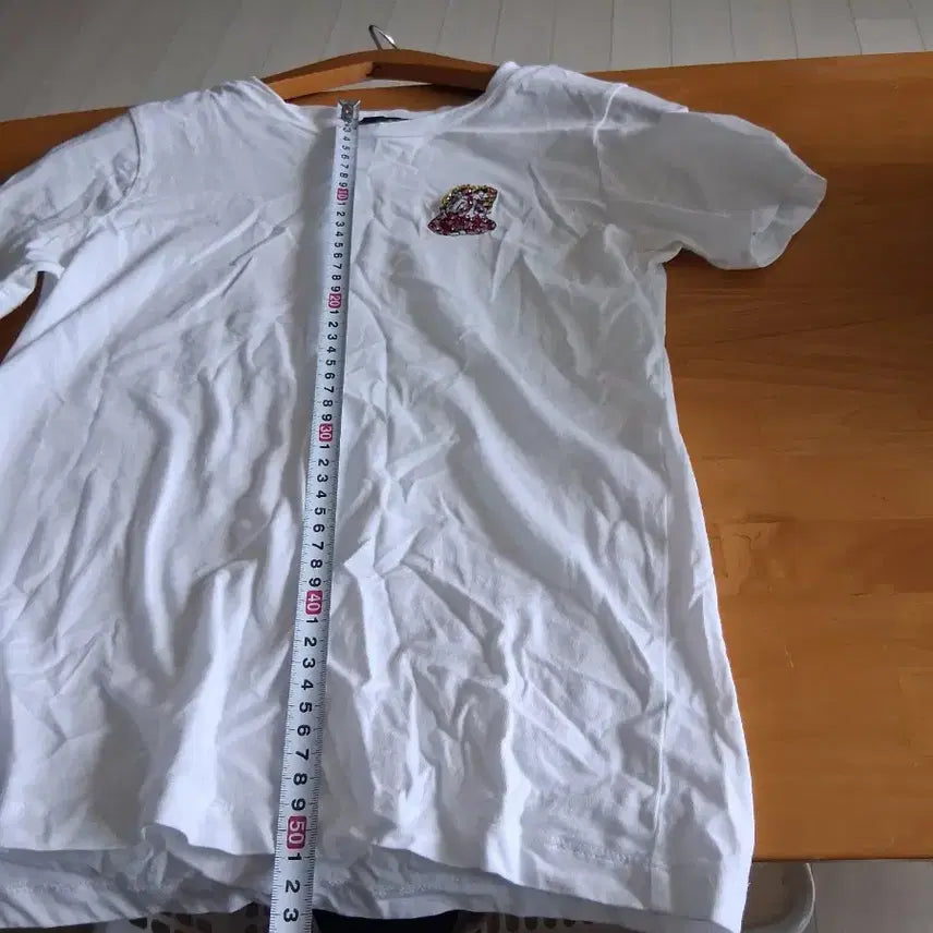 [BUNJANG] Maje Gemme Twin Embroidery T-Shirt / 마쥬 여성 반팔티 젬므  44