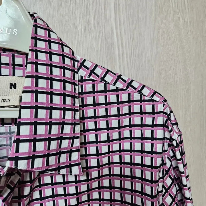 [BUNJANG] Marni Pink Check Shirt (Size 105) / 마르니 핑크 체크 셔츠105
