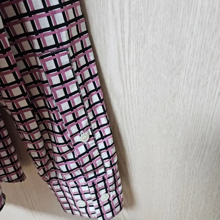 [BUNJANG] Marni Pink Check Shirt (Size 105) / 마르니 핑크 체크 셔츠105
