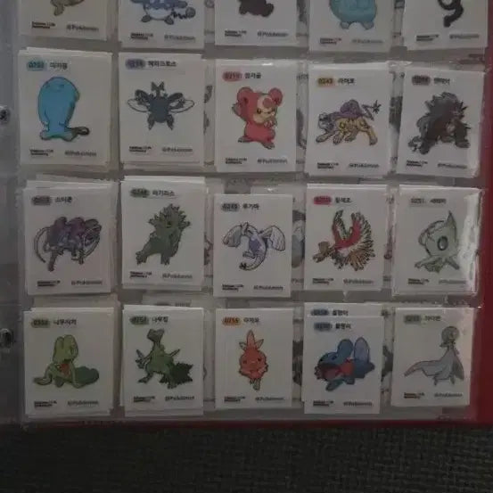 [BUNJANG] Pokemon TCG Season 5 Individual Stickers / 포켓몬 띠부씰 시즌5  대량 개별판매 전설