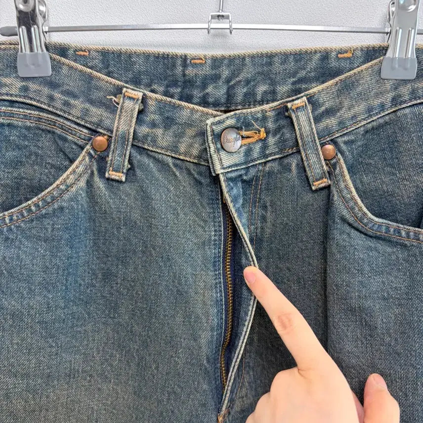 [BUNJANG] Wrangler Washed Denim Pants / 랭글러 워싱 데님 팬츠