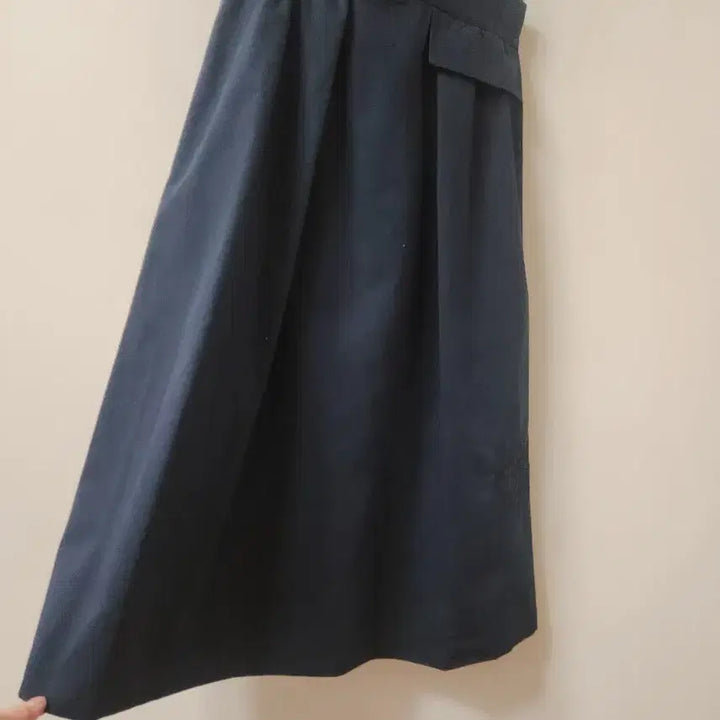 [BUNJANG] Lucky Chouette Bib Long Skirt Size 36 / 럭키슈에뜨 멜빵롱스커트(36)