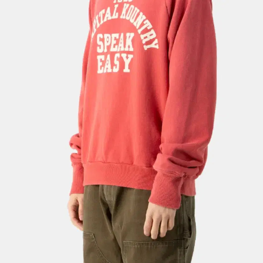 [BUNJANG] Kapital 1920 Speak Easy Sweatshirt Red / [5] 캐피탈 1920 SPEAK EASY 스웻셔츠 레드