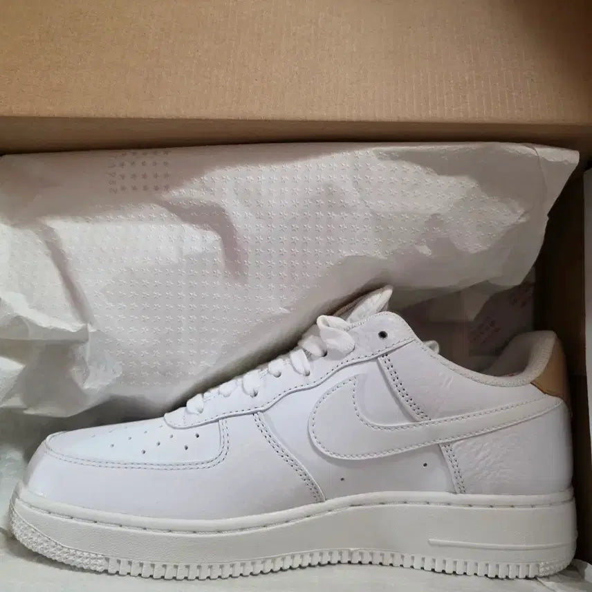 [BUNJANG] Nike Air Force 1 Leather Sneakers / 나이키 에어포스1 올백 레더 스니커즈