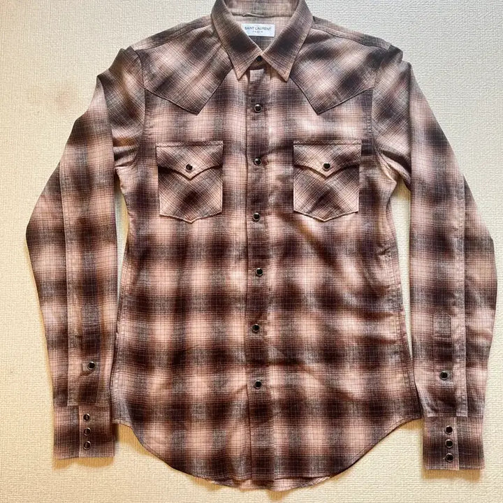 [BUNJANG] Saint Laurent Paris Western Shirt / 15AW SAINT LAURENT PARIS WESTERN SHIRTS