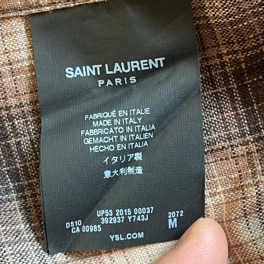 [BUNJANG] Saint Laurent Paris Western Shirt / 15AW SAINT LAURENT PARIS WESTERN SHIRTS