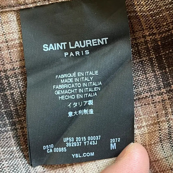 [BUNJANG] Saint Laurent Paris Western Shirt / 15AW SAINT LAURENT PARIS WESTERN SHIRTS