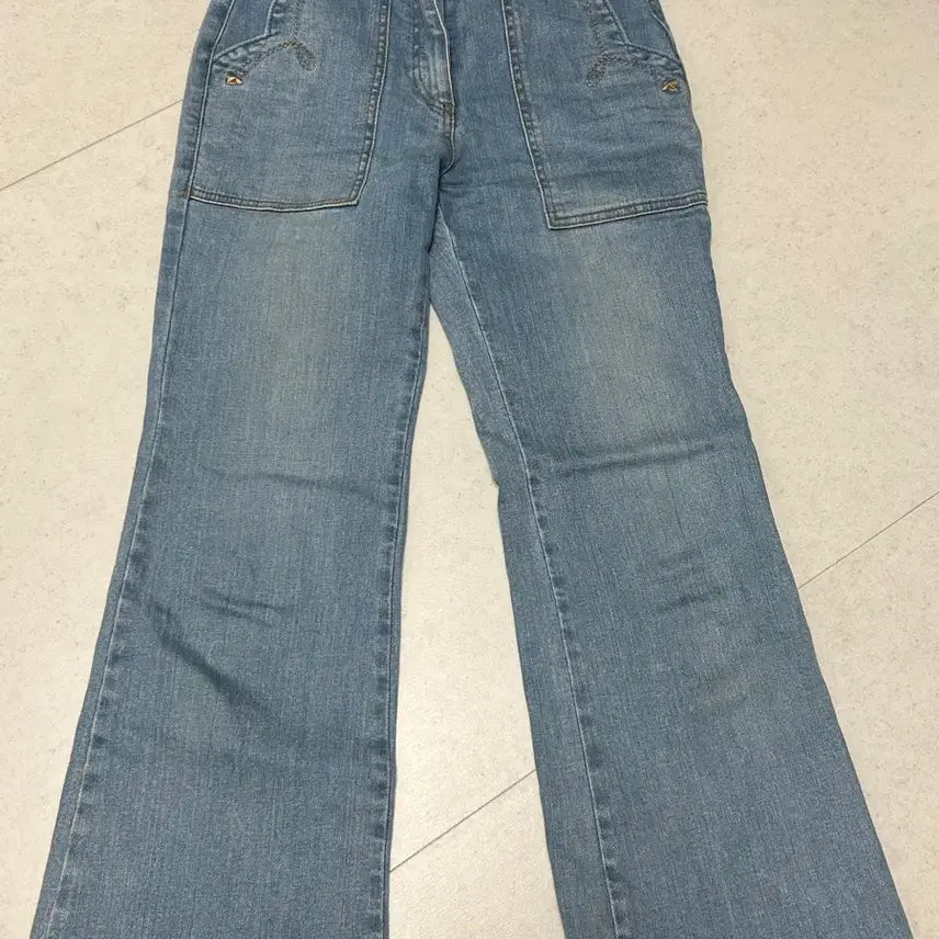 [BUNJANG] Lucky Chouette Slim Fit Bootcut Denim Jeans - Size 36 / 럭키슈에뜨데님청바지36