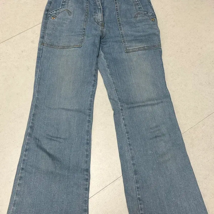 [BUNJANG] Lucky Chouette Slim Fit Bootcut Denim Jeans - Size 36 / 럭키슈에뜨데님청바지36