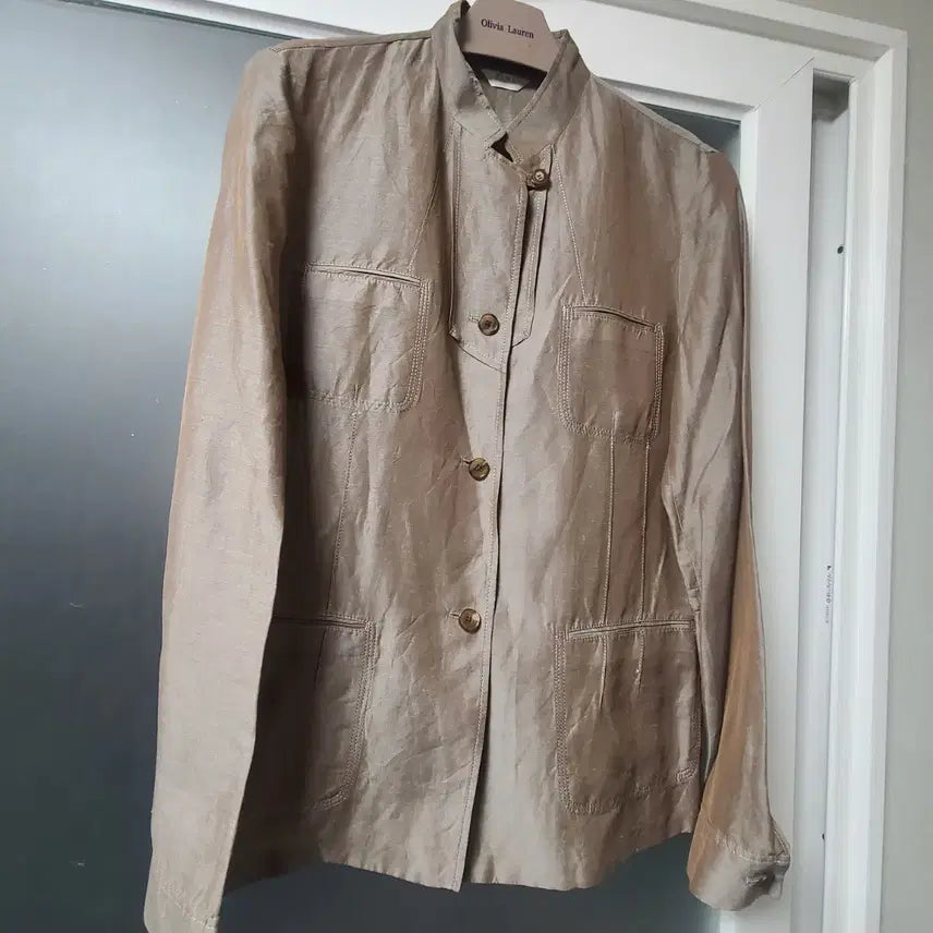 [SOLD OUT] TIME 타임 린넨 블렌드 자켓