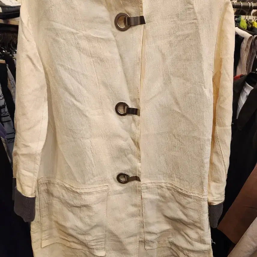 [BUNJANG] Time Postmodern Linen Jacket / 타임 포스트모던 린넨 자켓