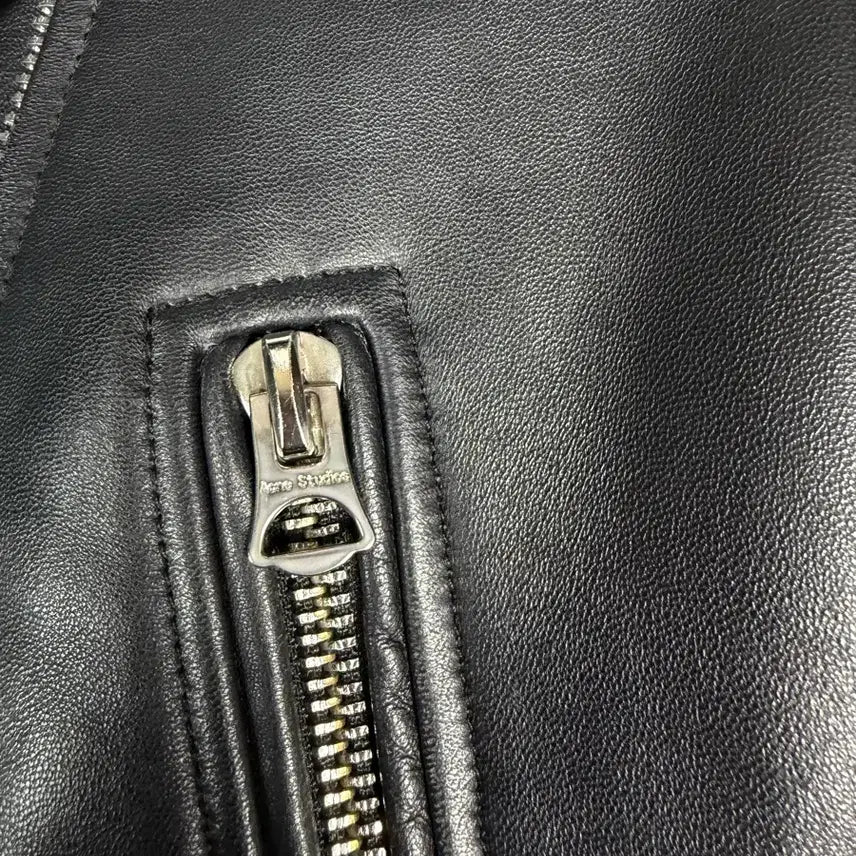 [BUNJANG] Acne Studios Black Leather Rider Jacket / 아크네 스튜디오 블랙 레더 라이더 자켓
