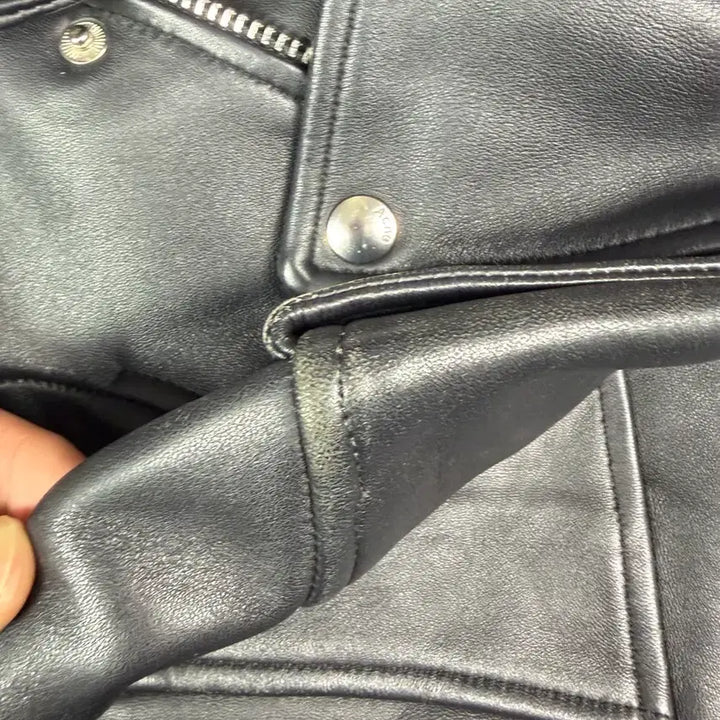 [BUNJANG] Acne Studios Black Leather Rider Jacket / 아크네 스튜디오 블랙 레더 라이더 자켓