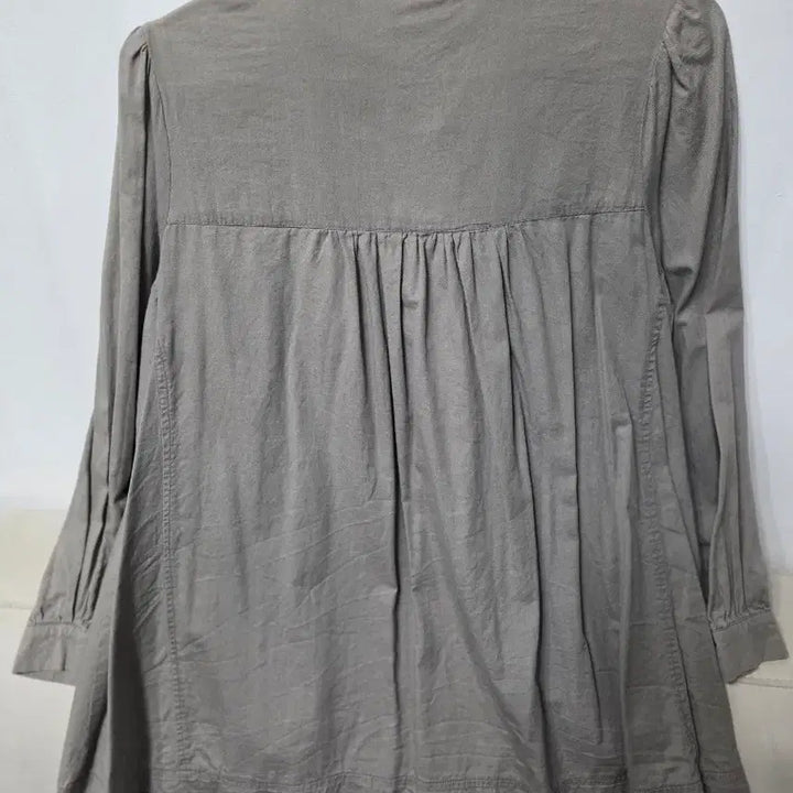 [SOLD OUT] 빈티지 플라워 자수 롱 셔츠