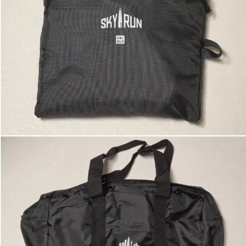[BUNJANG] UNIQLO SKY RUN Boston Bag Duffel Bag / UNIQLO SKY RUN 보스턴백 롯데 스카이런 가방 휴대 더플백