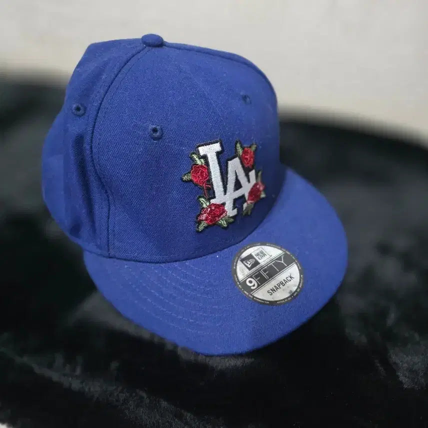 [BUNJANG] New Era LA Logo Blue Snapback Cap / 뉴에라 LA 로고 블루 스냅백 모자