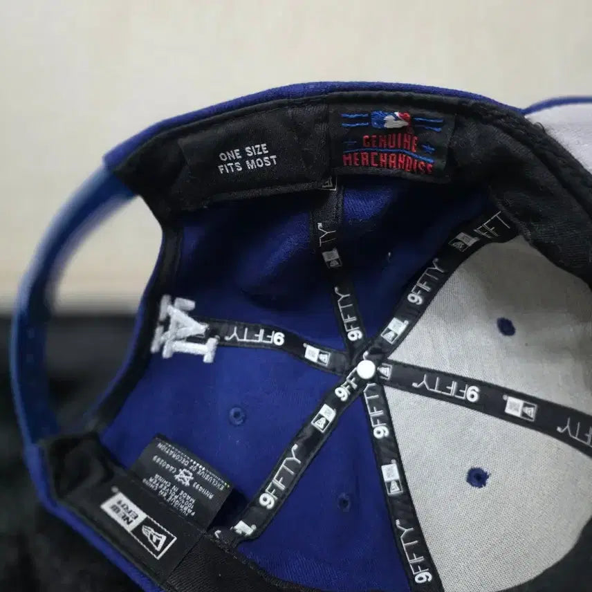 [BUNJANG] New Era LA Logo Blue Snapback Cap / 뉴에라 LA 로고 블루 스냅백 모자
