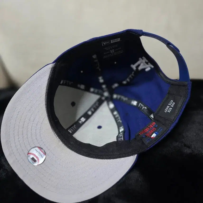 [BUNJANG] New Era LA Logo Blue Snapback Cap / 뉴에라 LA 로고 블루 스냅백 모자