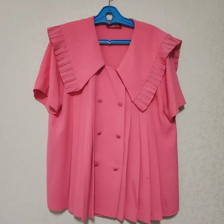 [BUNJANG] Lucky Chouette Serac Collar Pintuck Blouse / 럭키슈에뜨 세라카라 핀턱블라우스(36)