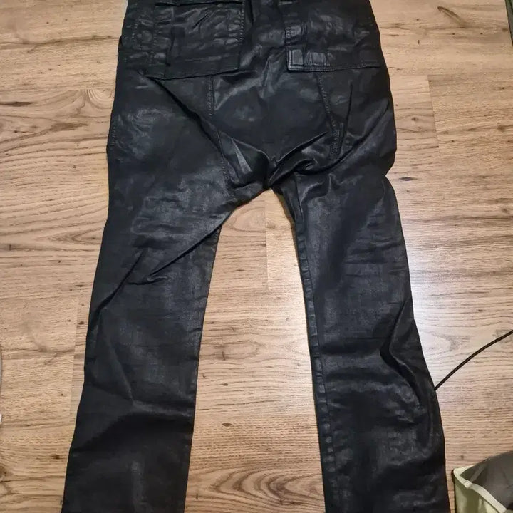 [BUNJANG] Rick Owens Coated Baggy Pants / 릭오웬스  코팅 배기바지
