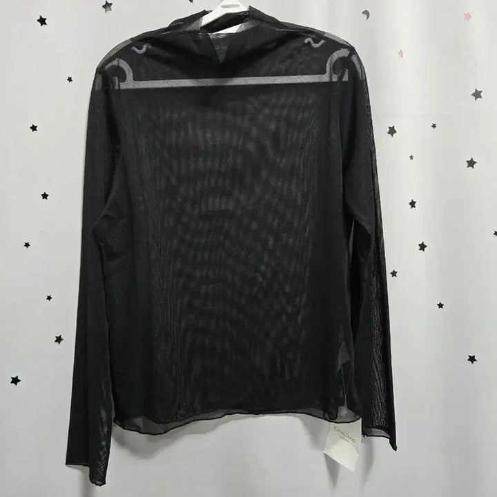[BUNJANG] Select Shop Black See-through Long Sleeve T-shirt / 셀렉샵 블랙 시스루 긴팔 티셔츠 95 새상품