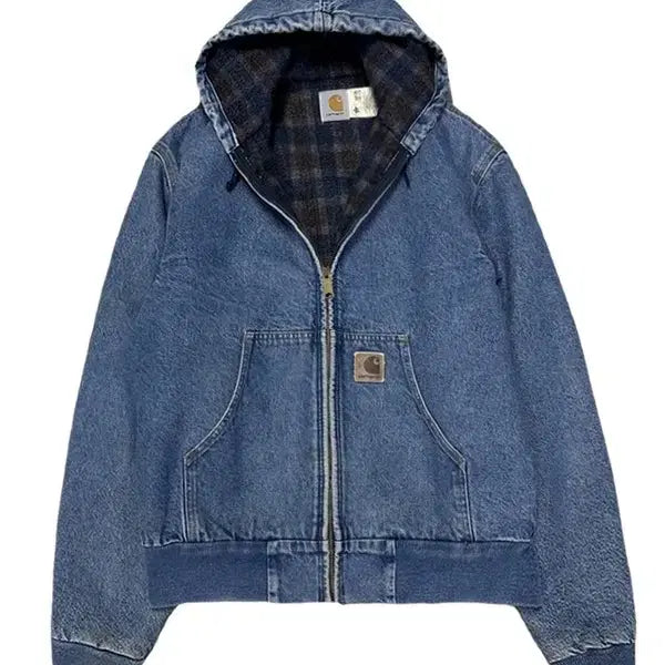 [BUNJANG] Carhartt JB1198 Denim Active Hooded Jacket / [M] CARHARTT 90ss JB1198 액티브 데님후드자켓