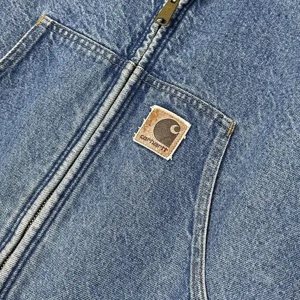 [BUNJANG] Carhartt JB1198 Denim Active Hooded Jacket / [M] CARHARTT 90ss JB1198 액티브 데님후드자켓