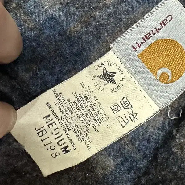 [BUNJANG] Carhartt JB1198 Denim Active Hooded Jacket / [M] CARHARTT 90ss JB1198 액티브 데님후드자켓