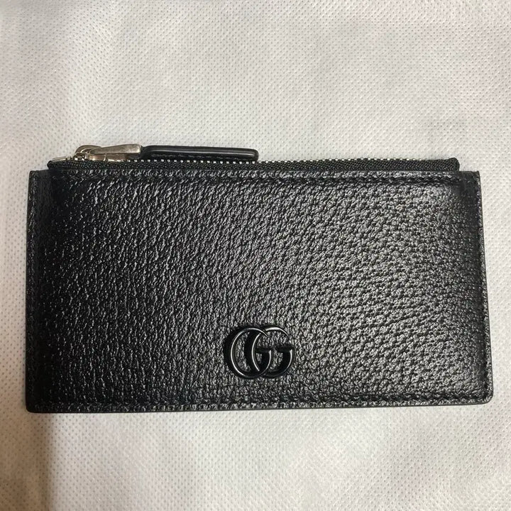 [BUNJANG] Gucci Zip Card Wallet Black / 정품,S+새상품급, 마모 늘어짐 전혀 없음) 구찌 지퍼 카드 지갑 블랙