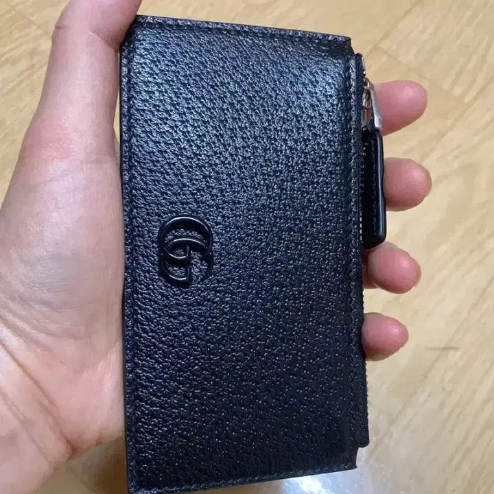 [BUNJANG] Gucci Zip Card Wallet Black / 정품,S+새상품급, 마모 늘어짐 전혀 없음) 구찌 지퍼 카드 지갑 블랙