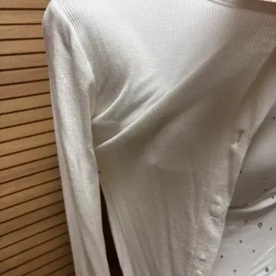 [BUNJANG] Imported White Cubic Tube Top / 큐빅 튜브탑 캡내장 논현동 수입의류