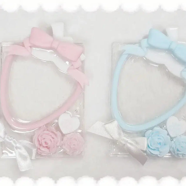 [SOLD OUT] 이치고 블루 레진탑꾸 포카홀더 케이스 데코덴탑꾸 레이스탑꾸