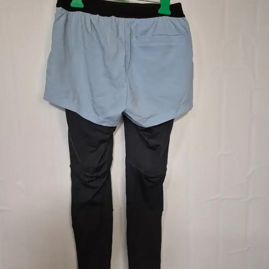 [BUNJANG] The North Face Shorts and Leggings Set - Sky Blue/Black / 노스페이스 반바지 레깅스 세트 하늘색/블랙