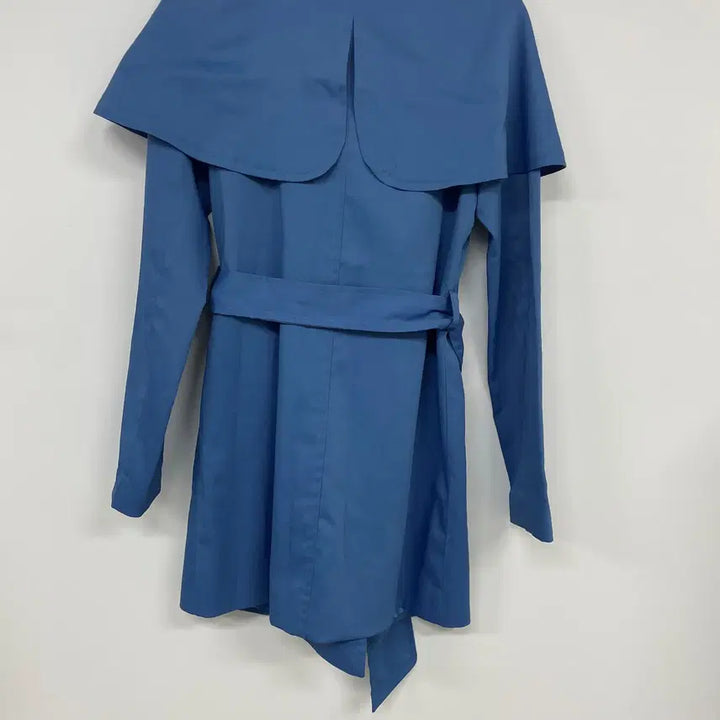 [BUNJANG] Eco Ribbon Cape Collar Trench Coat / 케이프 카라 트렌치코트