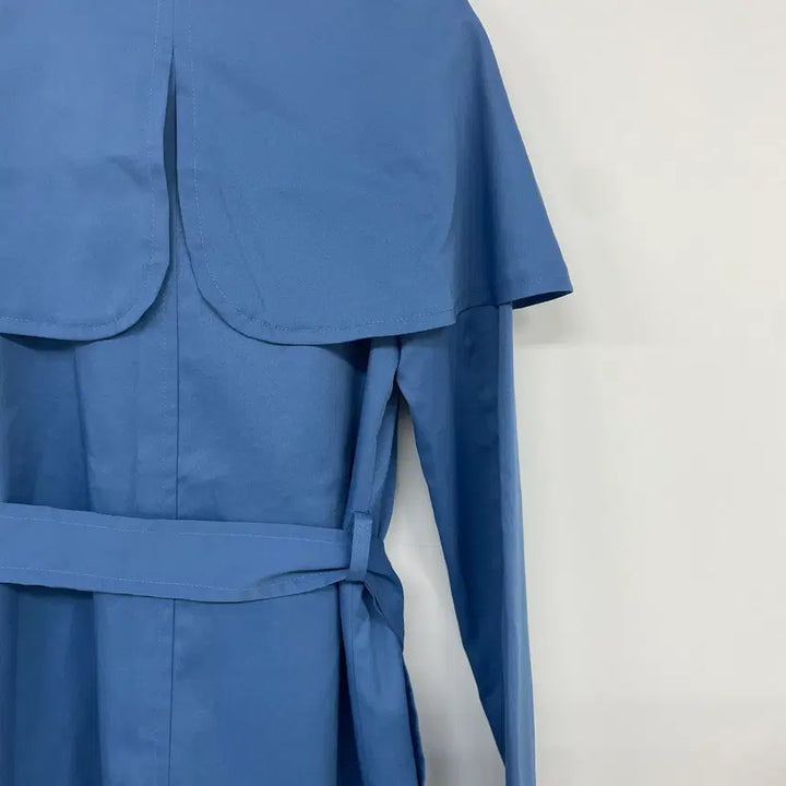 [BUNJANG] Eco Ribbon Cape Collar Trench Coat / 케이프 카라 트렌치코트