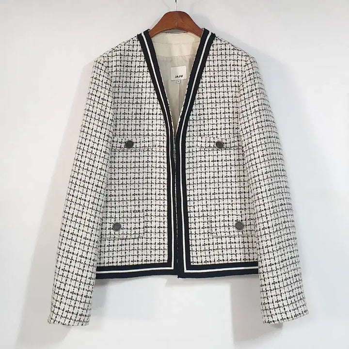 [SOLD OUT] JAJU 노카라 트위드쟈켓 5566