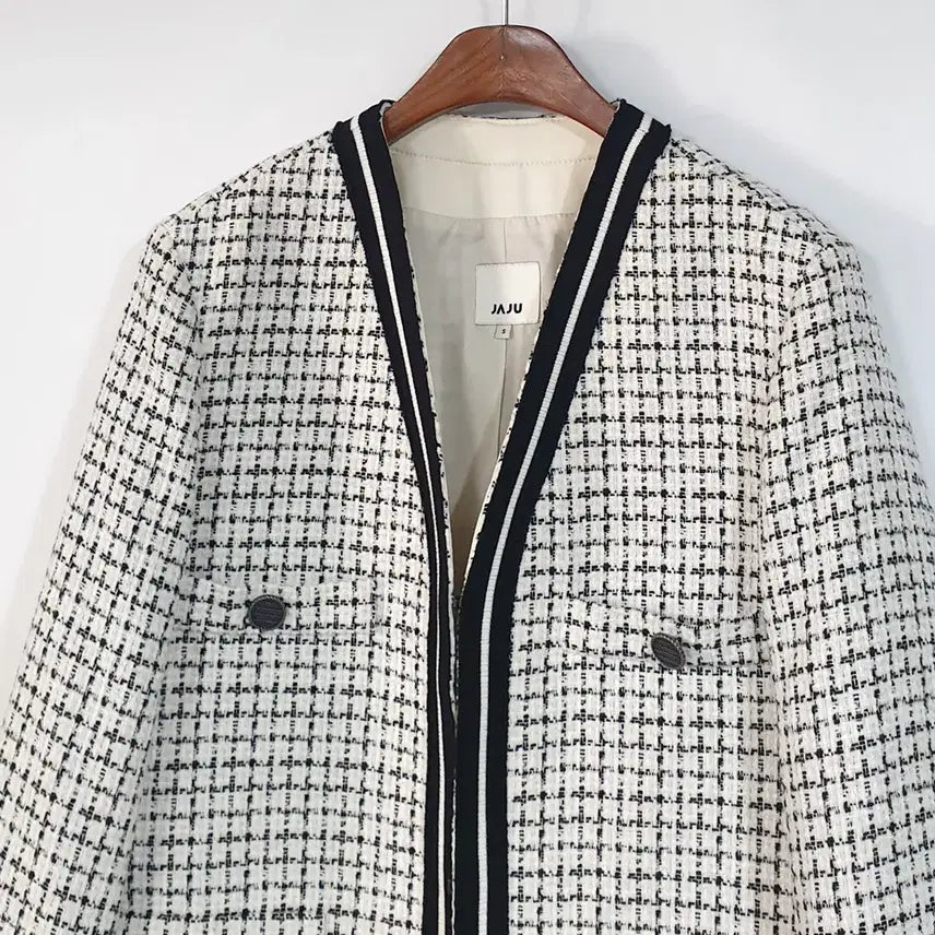 [SOLD OUT] JAJU 노카라 트위드쟈켓 5566
