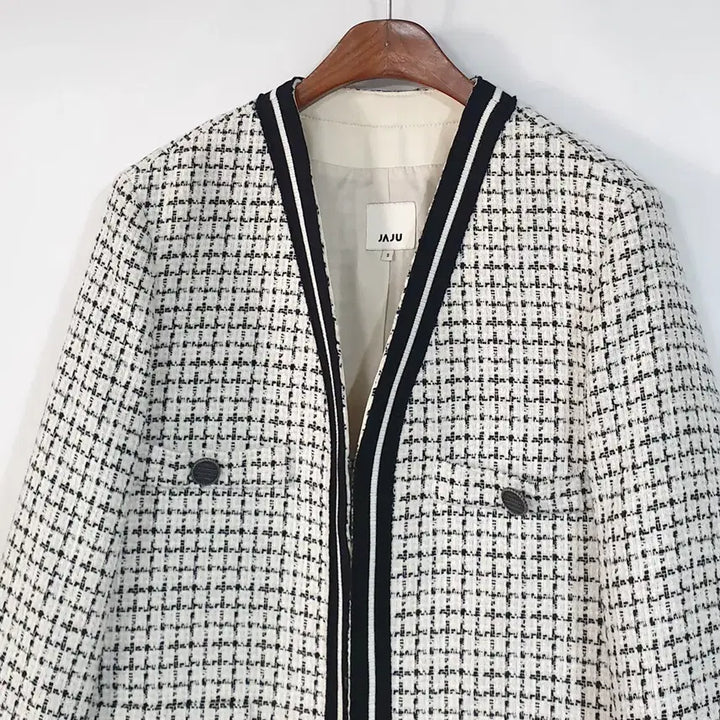 [SOLD OUT] JAJU 노카라 트위드쟈켓 5566