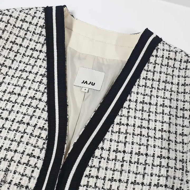 [SOLD OUT] JAJU 노카라 트위드쟈켓 5566