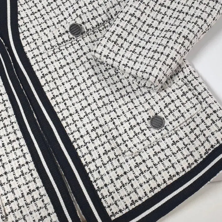 [SOLD OUT] JAJU 노카라 트위드쟈켓 5566