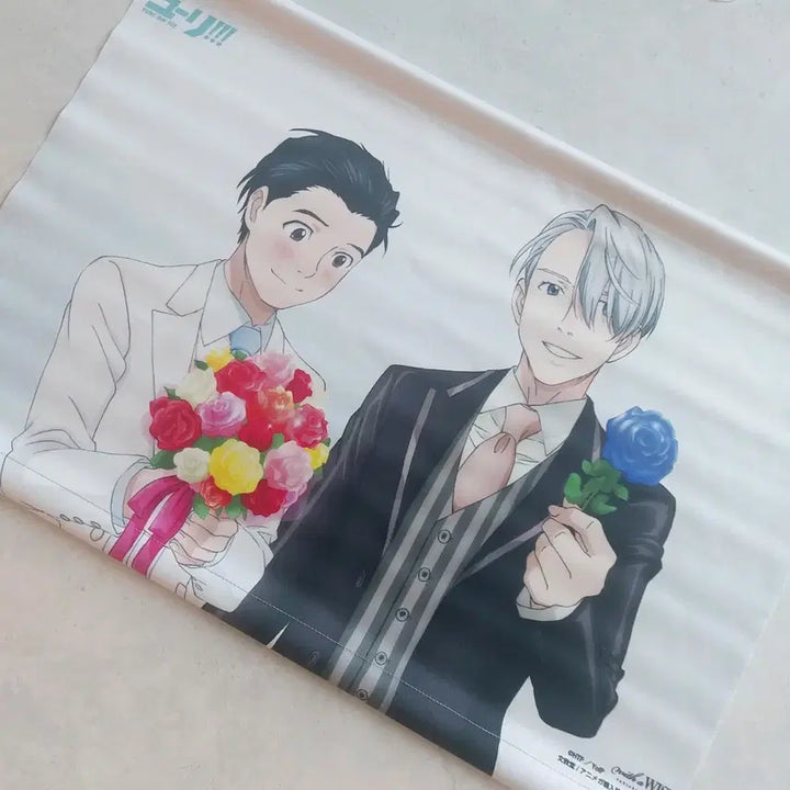 [BUNJANG] Yuri on Ice Victor &amp; Yuri Wedding B3 Tapestry / 유리온아이스 빅토르 유리 웨딩 B3 태피스트리