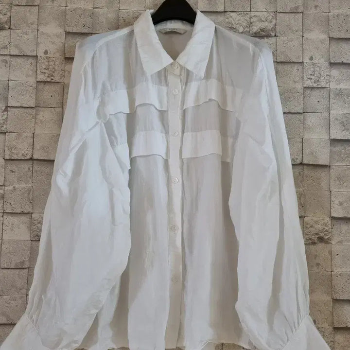 [BUNJANG] LVPS White Shuffle Blouse / LVPS 러브패리스 화이트 셔플 블라우스