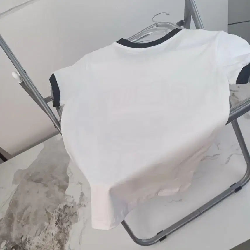 [BUNJANG] Ganni Cat Color Block T-shirt / 가니 ganni 고양이 배색 신상 반팔티 (새상품)