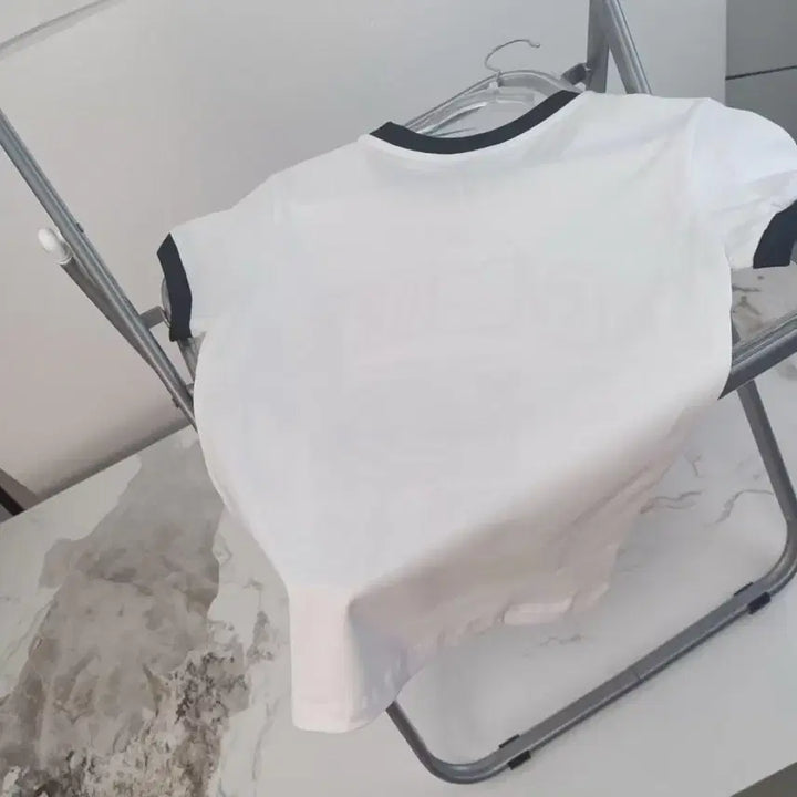 [BUNJANG] Ganni Cat Color Block T-shirt / 가니 ganni 고양이 배색 신상 반팔티 (새상품)